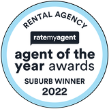 RateMyAgent Agent of the Year Awards 2022, Rental Agency, Suburb Winner