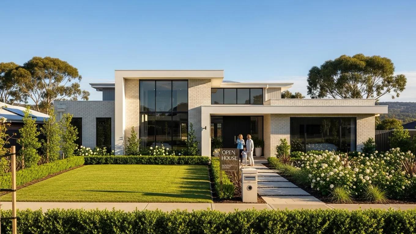 Modern Adelaide new home surrounded by greenery — a snapshot of the local property market